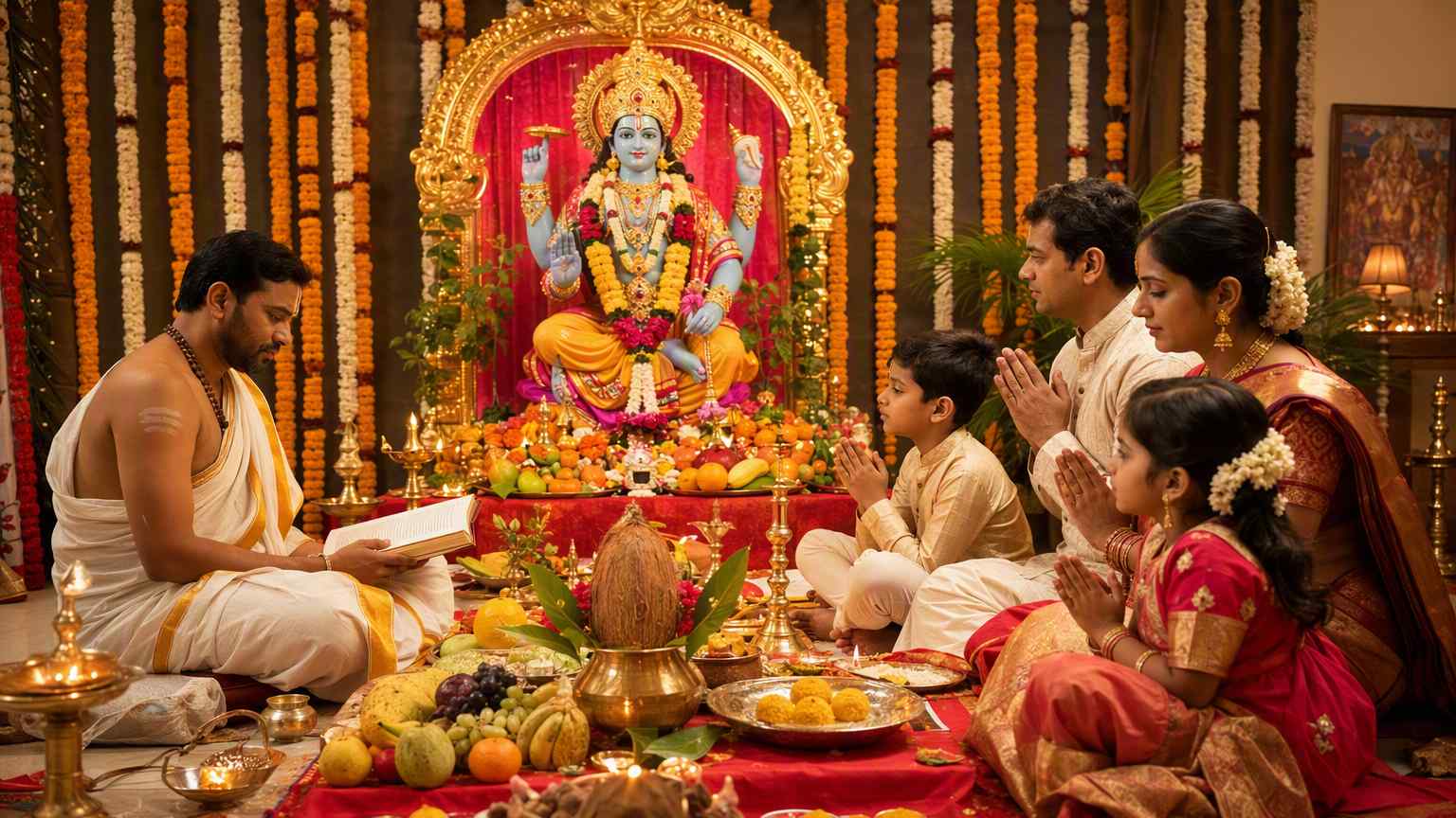 Satyanarayan Puja in Bangalore - Traditional Vishnu worship ceremony